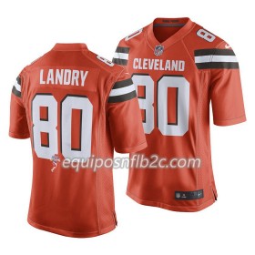 Camiseta Hombre NFL Cleveland Browns Jarvis Landry 80 Nike Azul